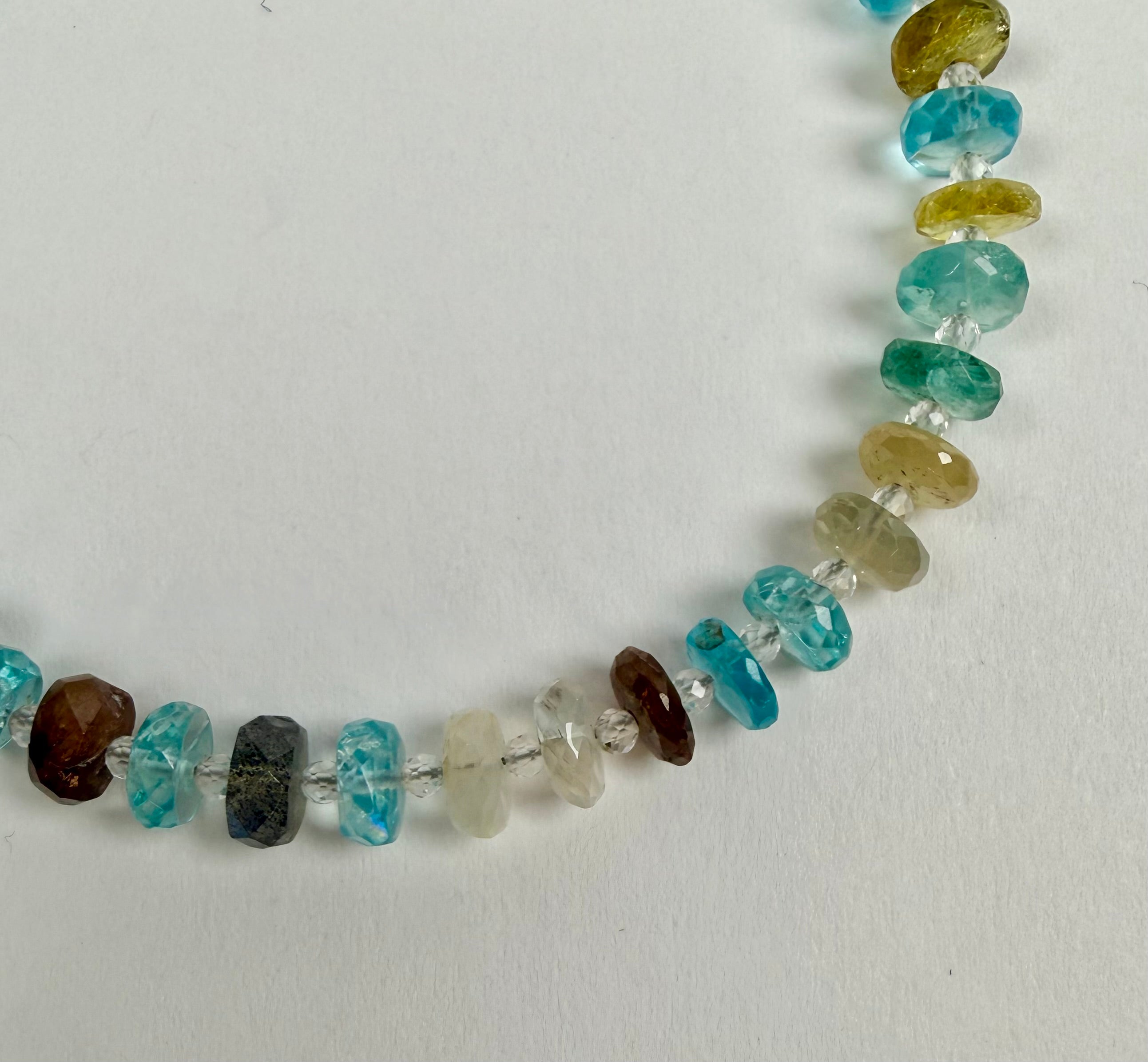 The Linnea - Mixed Gemstone Beaded Necklace