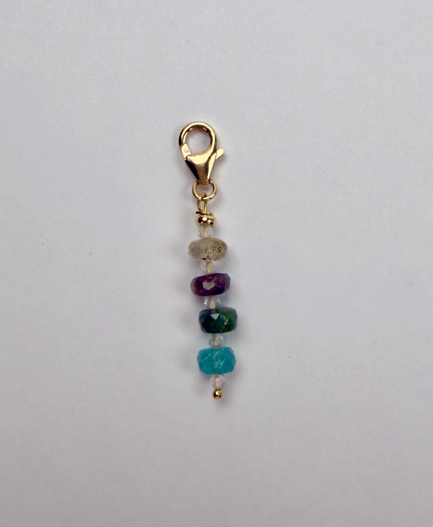 The Signe - Mixed Gemstone Beaded Charm