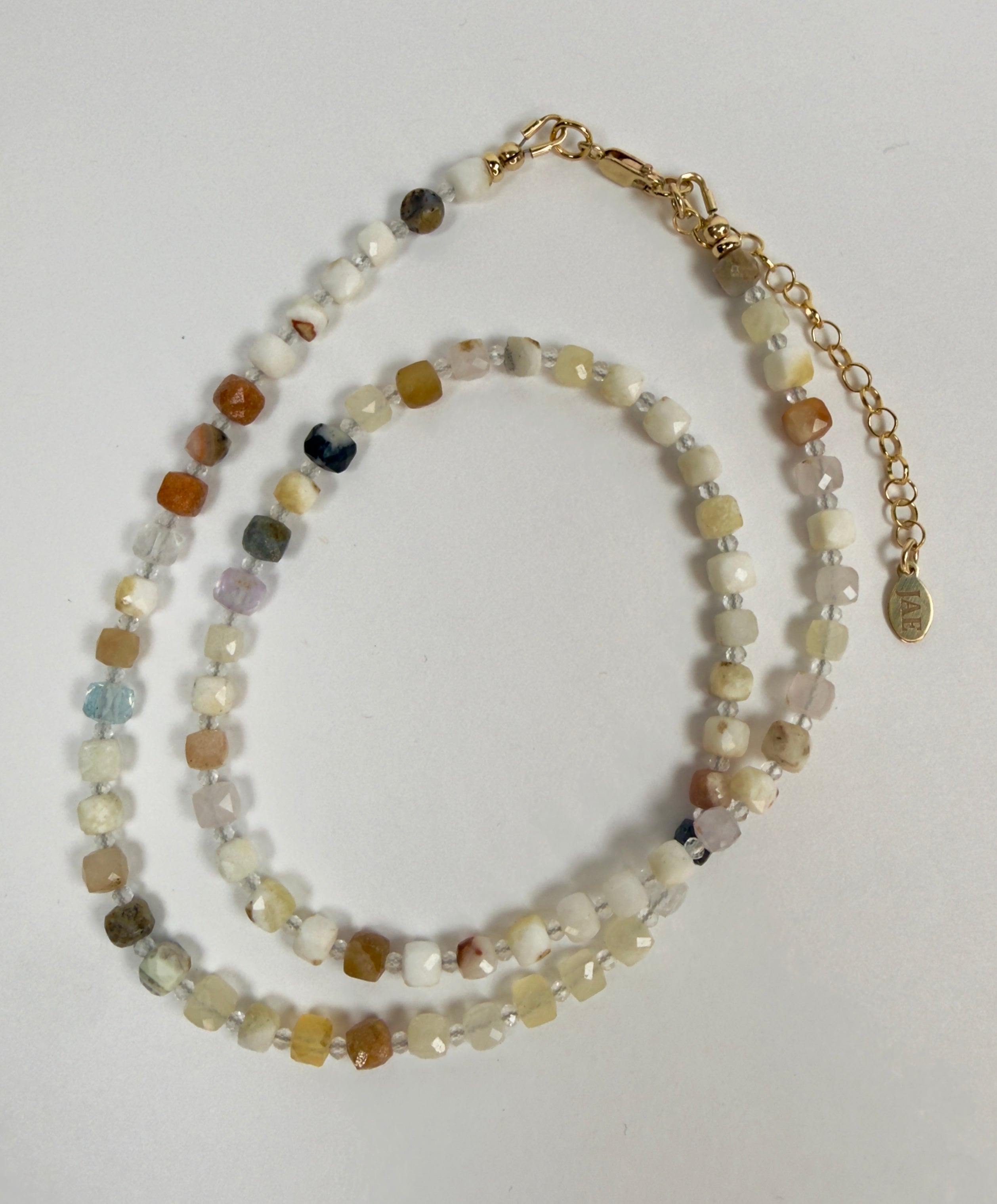 The Hollis - Mixed Gemstone Beaded Necklace