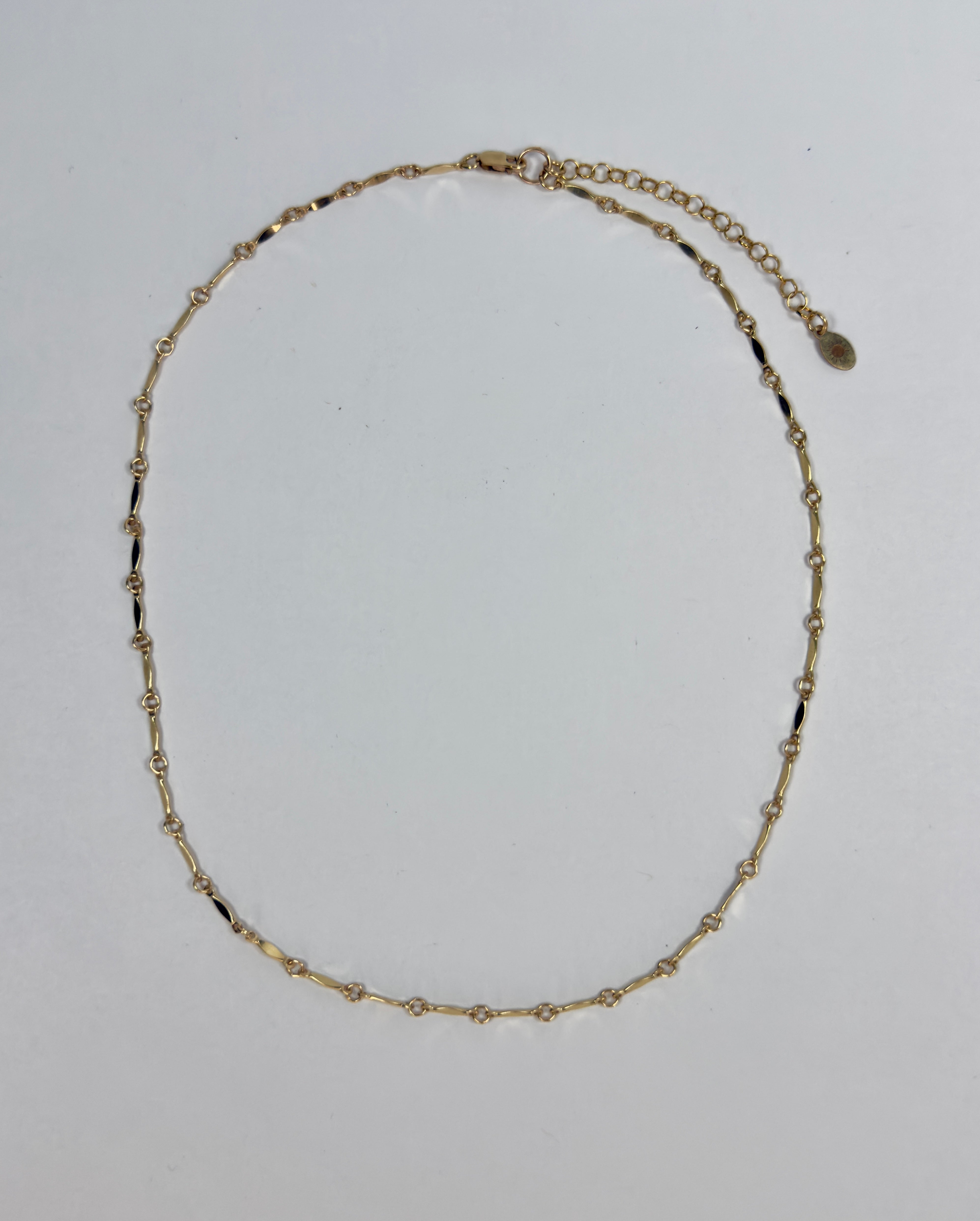 The Merritt - Hammered Bar Necklace, Five Choices of Length