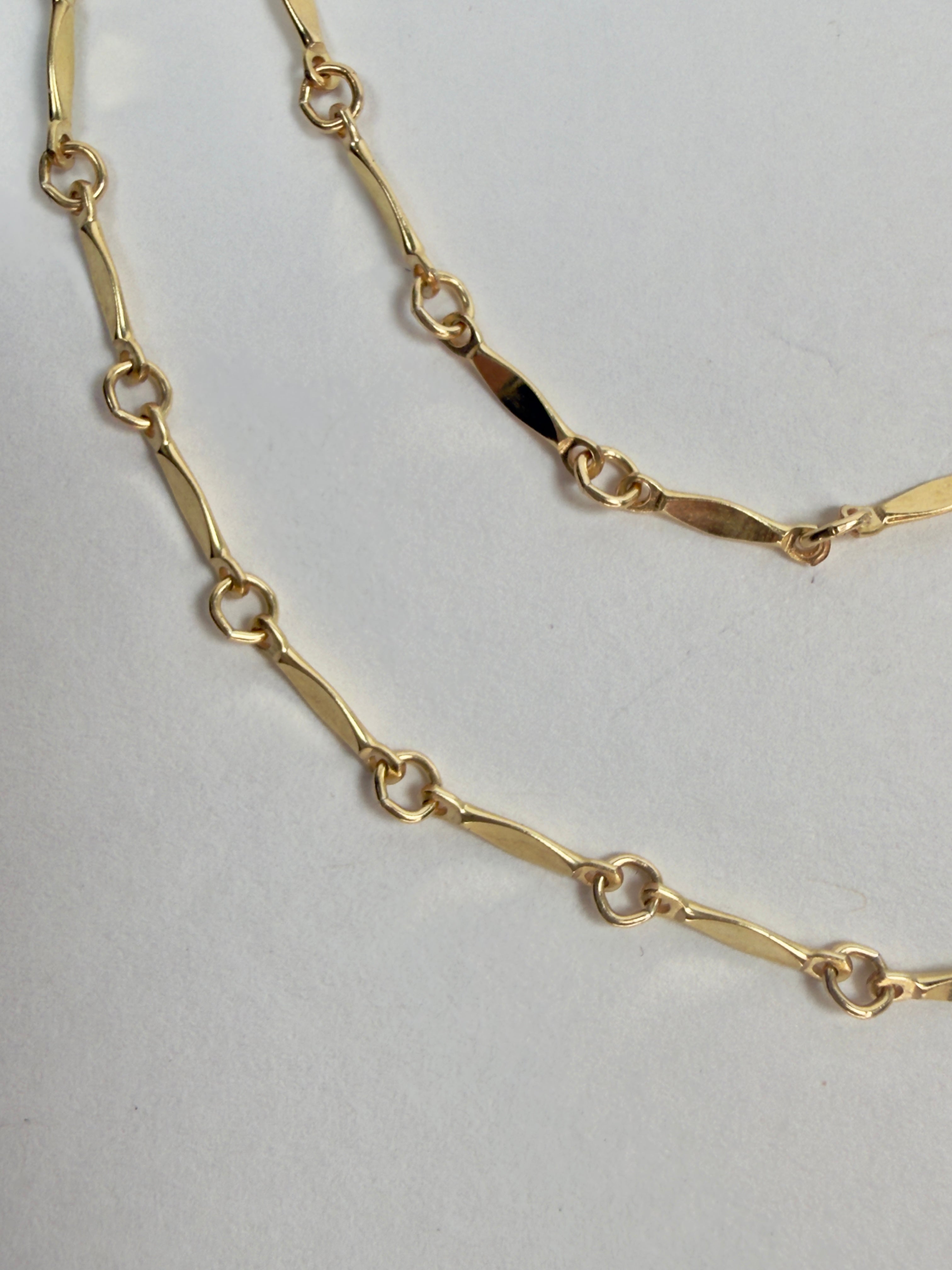 The Merritt - Hammered Bar Necklace, Five Choices of Length