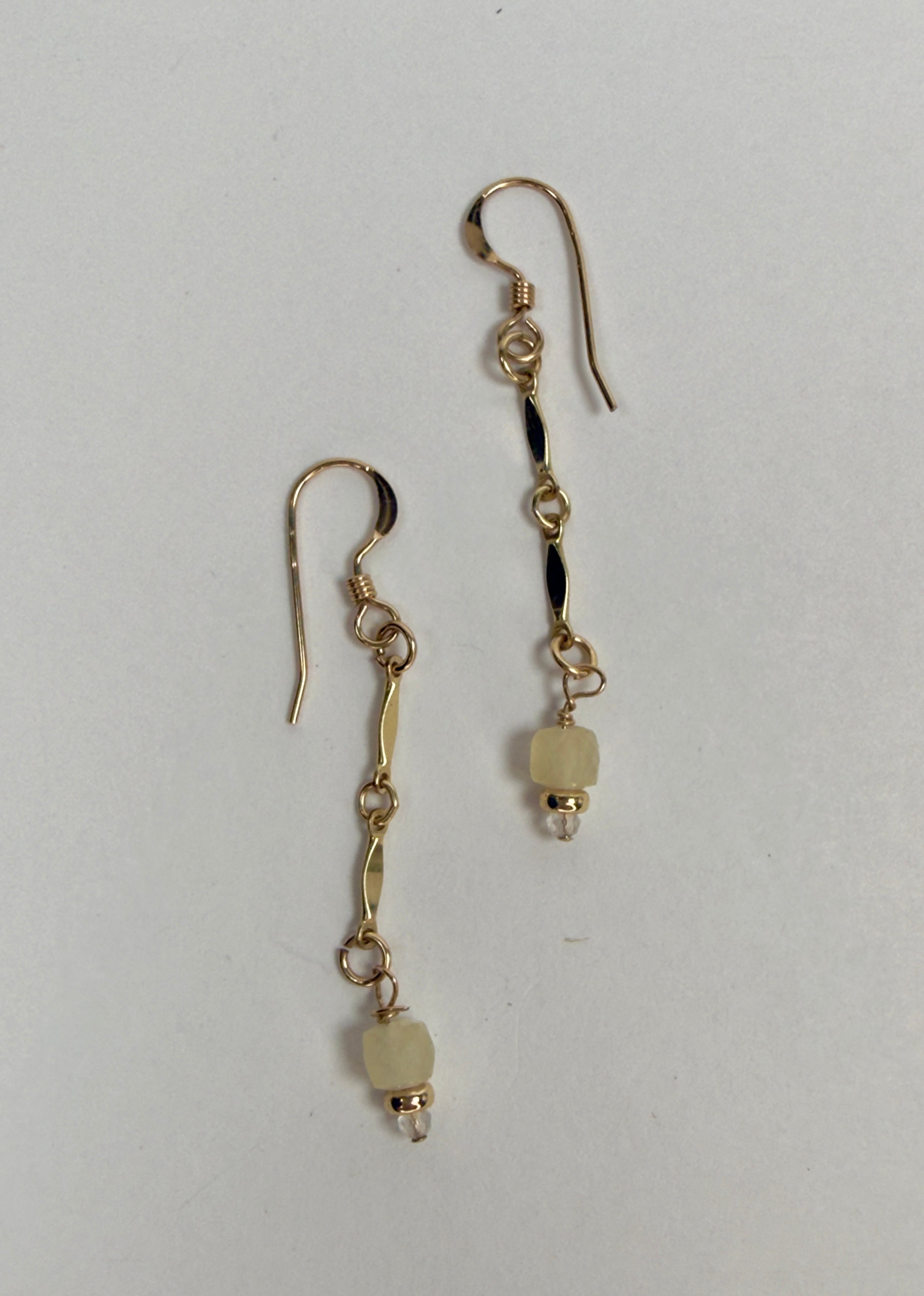 The Ellery - Mixed Gemstone Beaded Drop Earrings