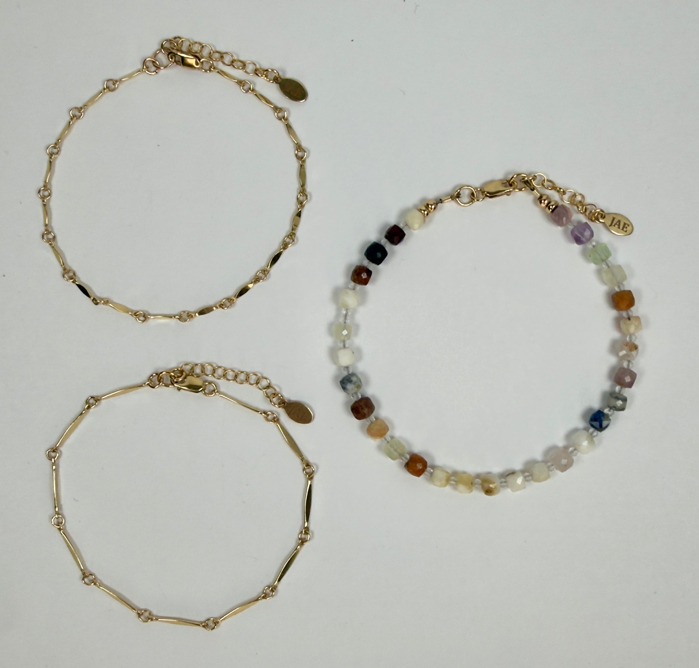 The Waverly - Hammered Marquis Bar Bracelet