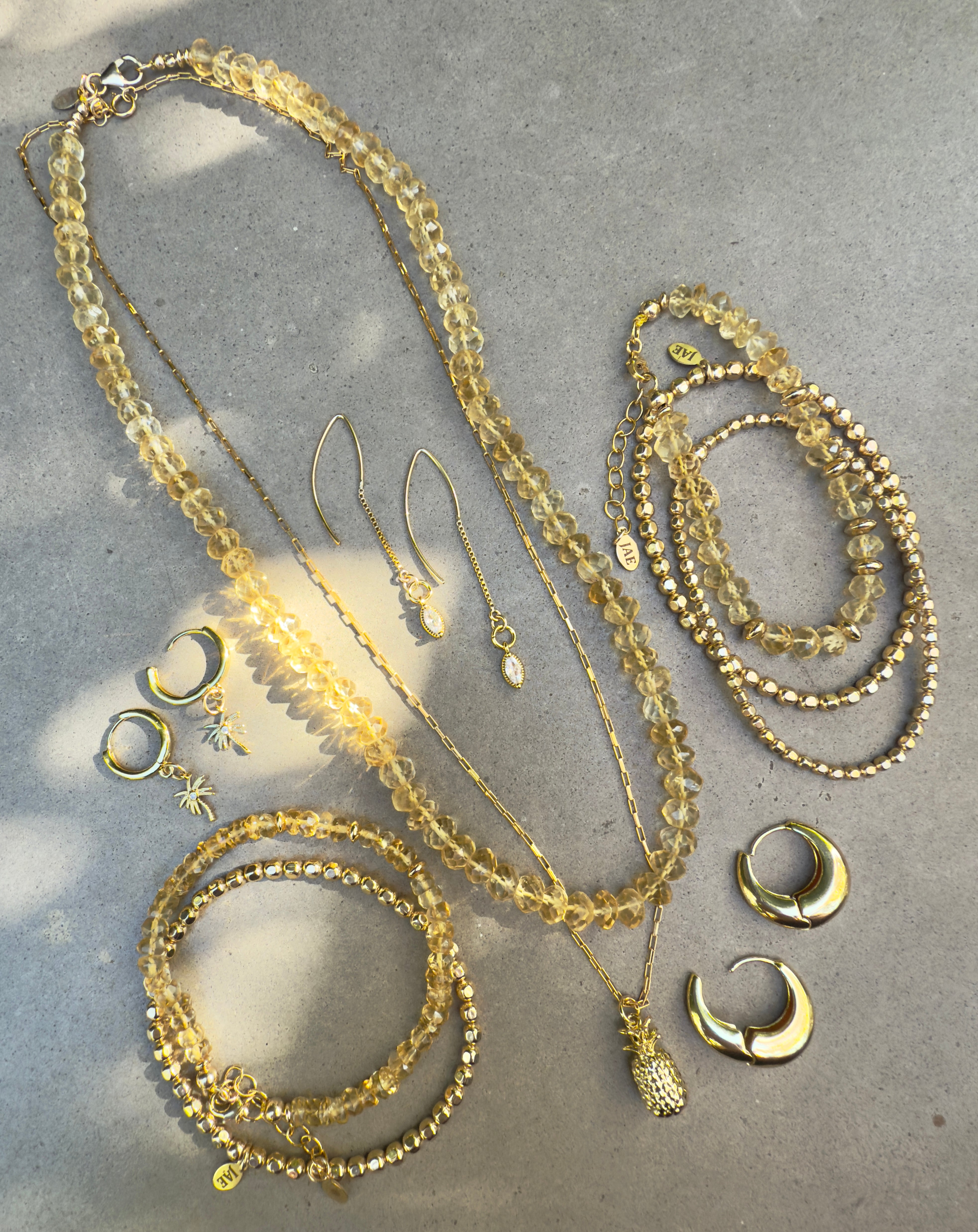 "The Carol" Citrine Gemstone Necklace