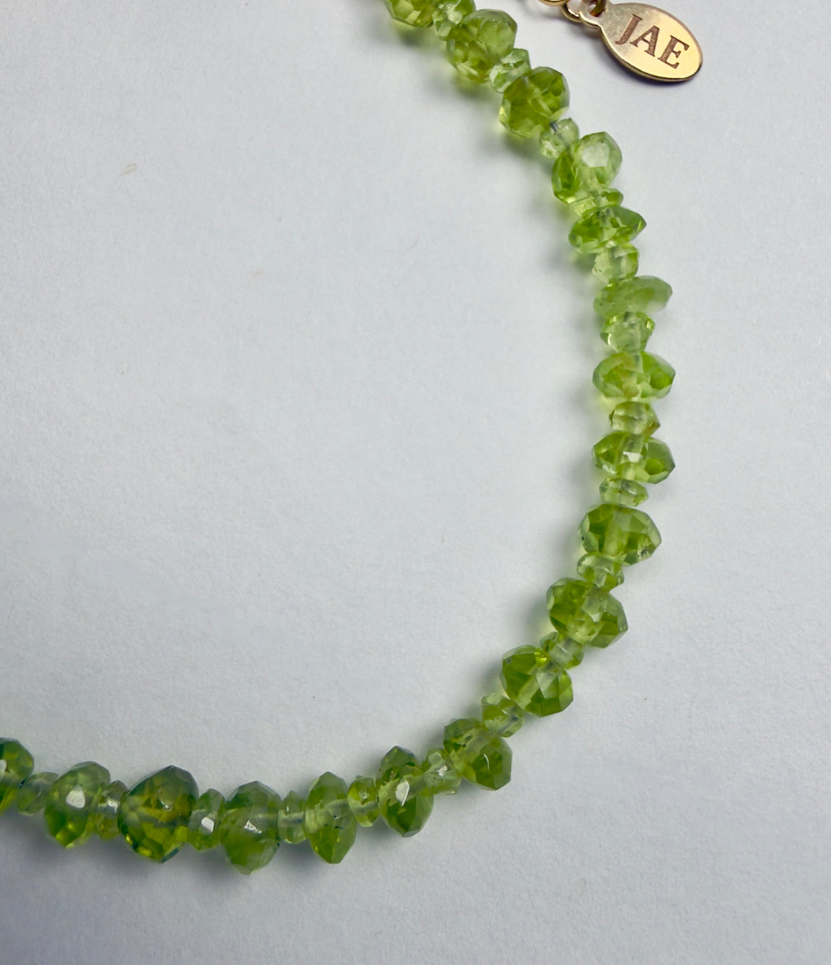 The Diaz - Peridot Beaded Bracelet