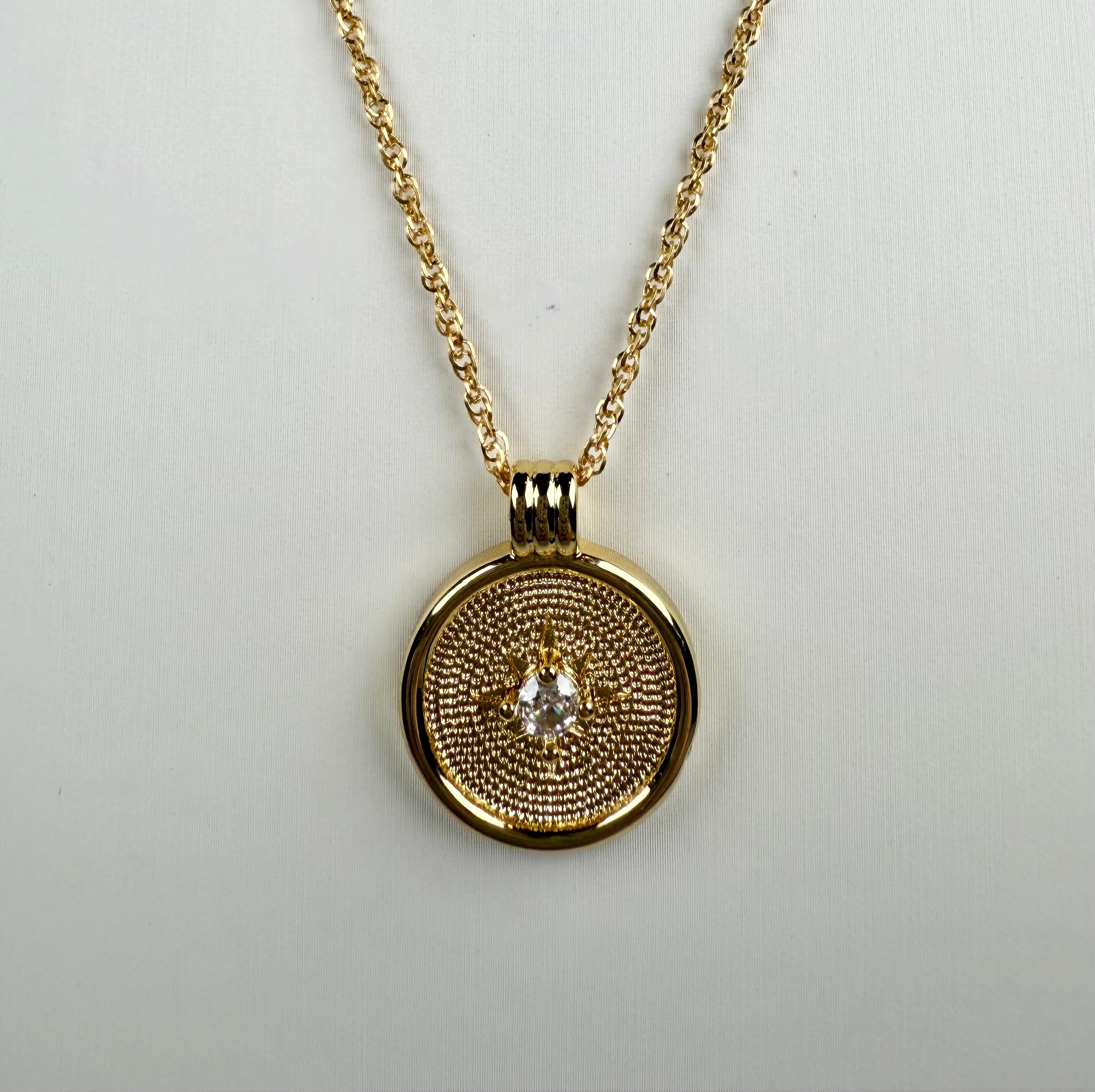 The Radiance Medallion Necklace - Two Sizes Available