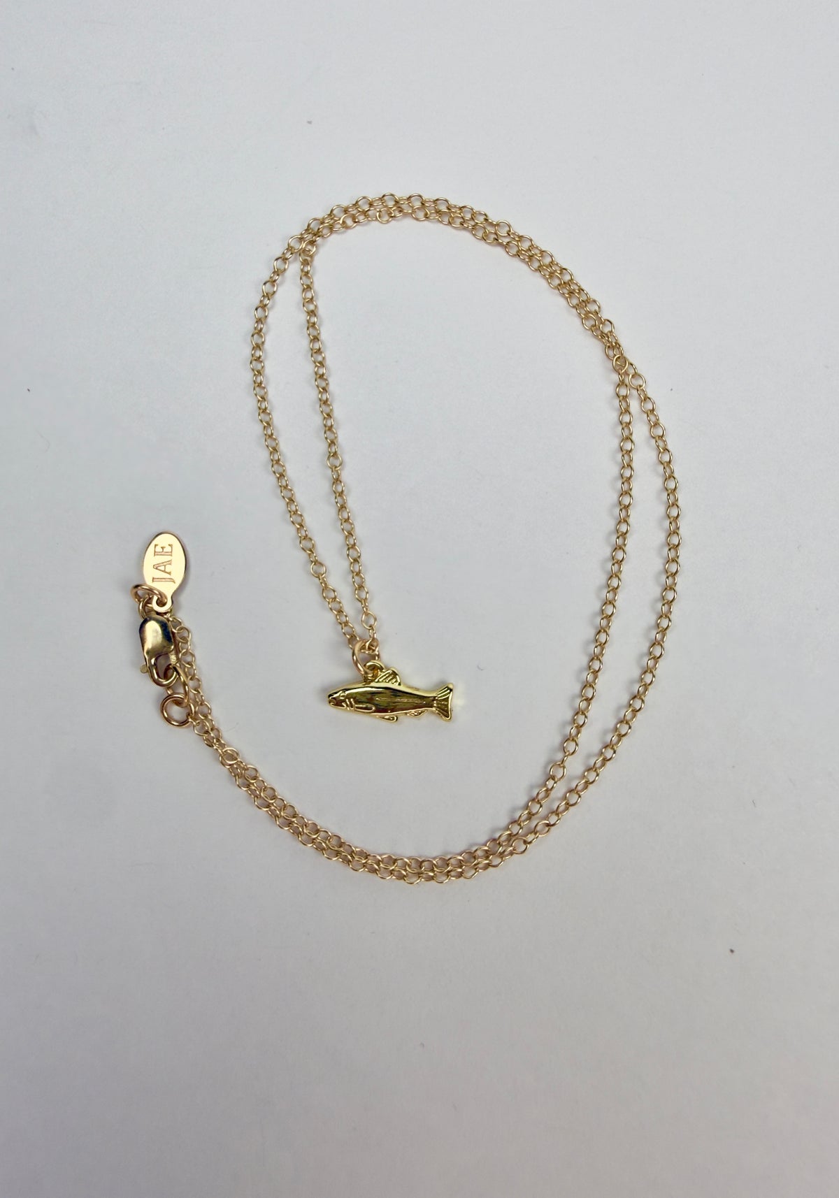 The Corine - Dainty Fish Charm Necklace