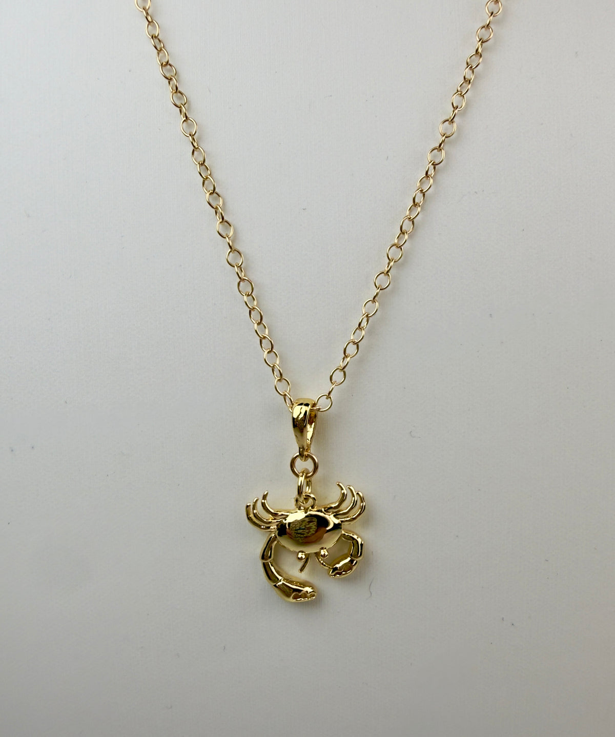 The Drue - Crab Charm Necklace