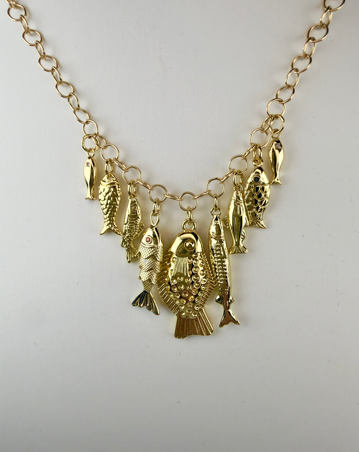 The Evanda - Go Fishing Charm Necklace