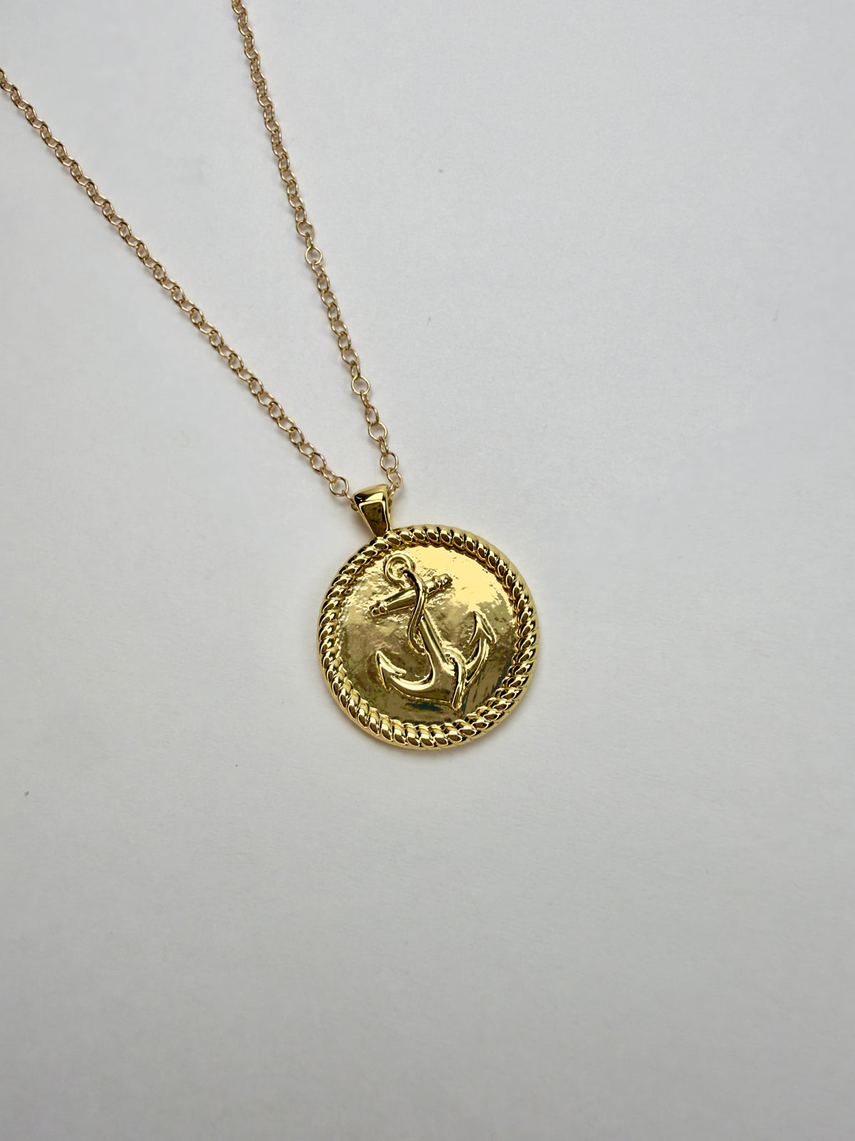 The Lilliana - Anchor Medallion Necklace