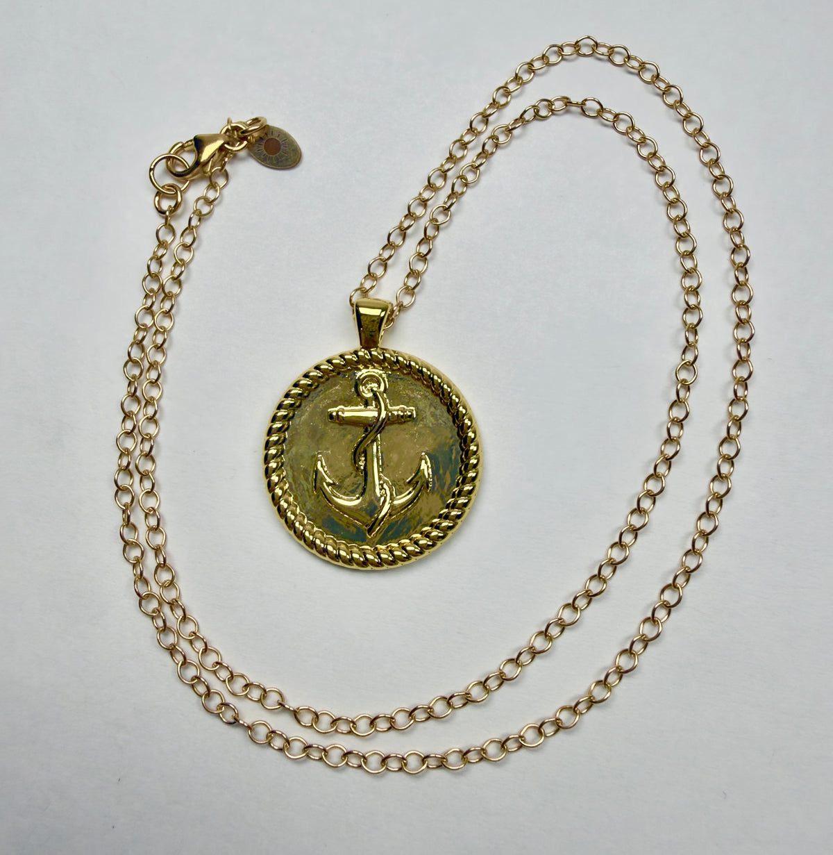 The Lilliana - Anchor Medallion Necklace