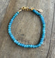 The Santorini - Apatite Gemstone Beaded Bracelet