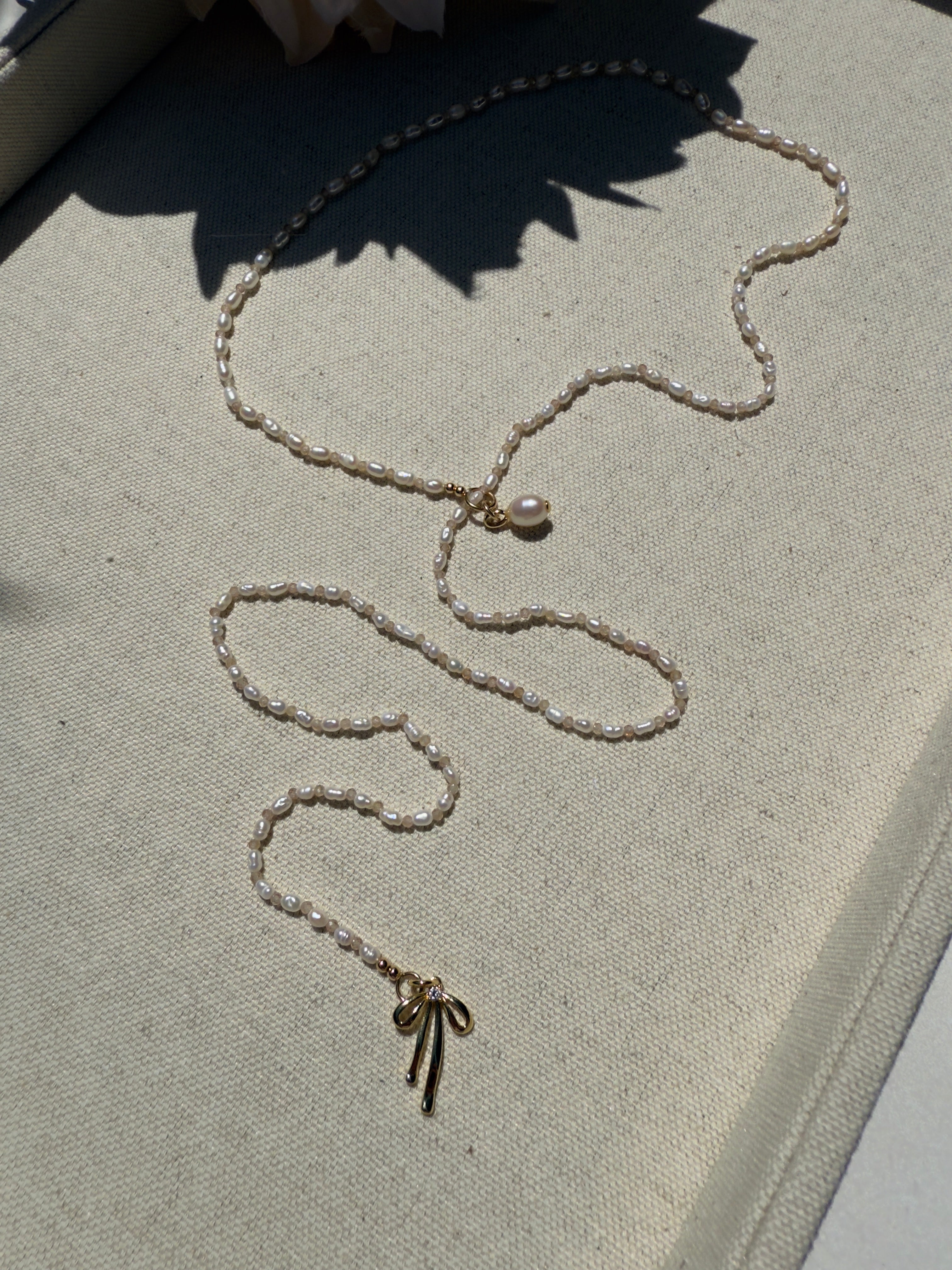 The Hepburn - Sliding Lariat Necklace